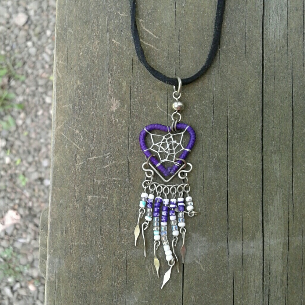 Dream catcher necklace
